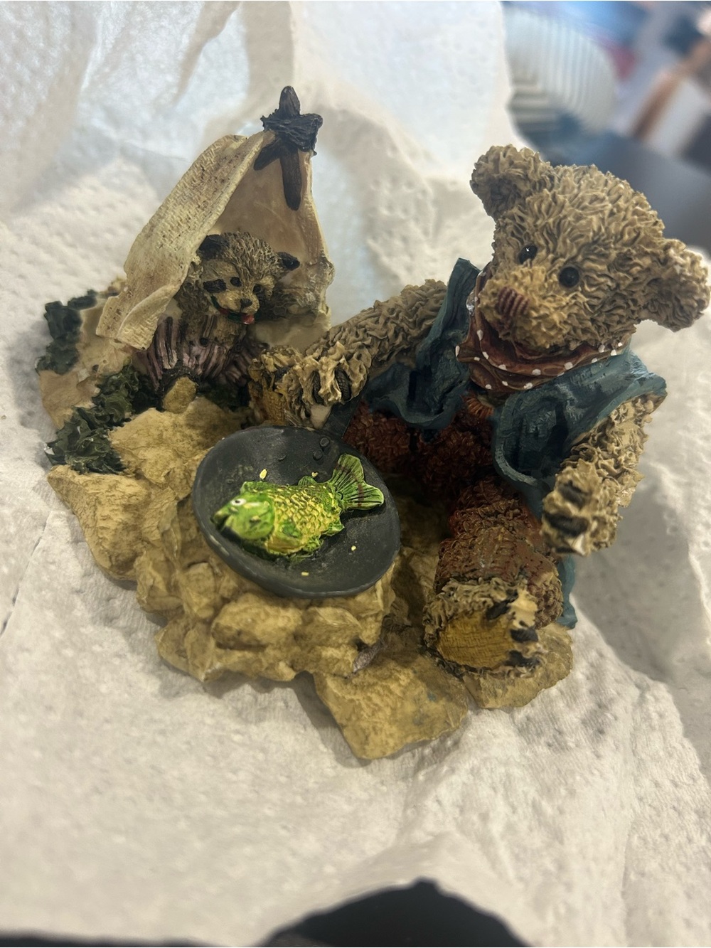 Motley and Ricky-Fish is Fryin’ Ganz Cottage Collectable